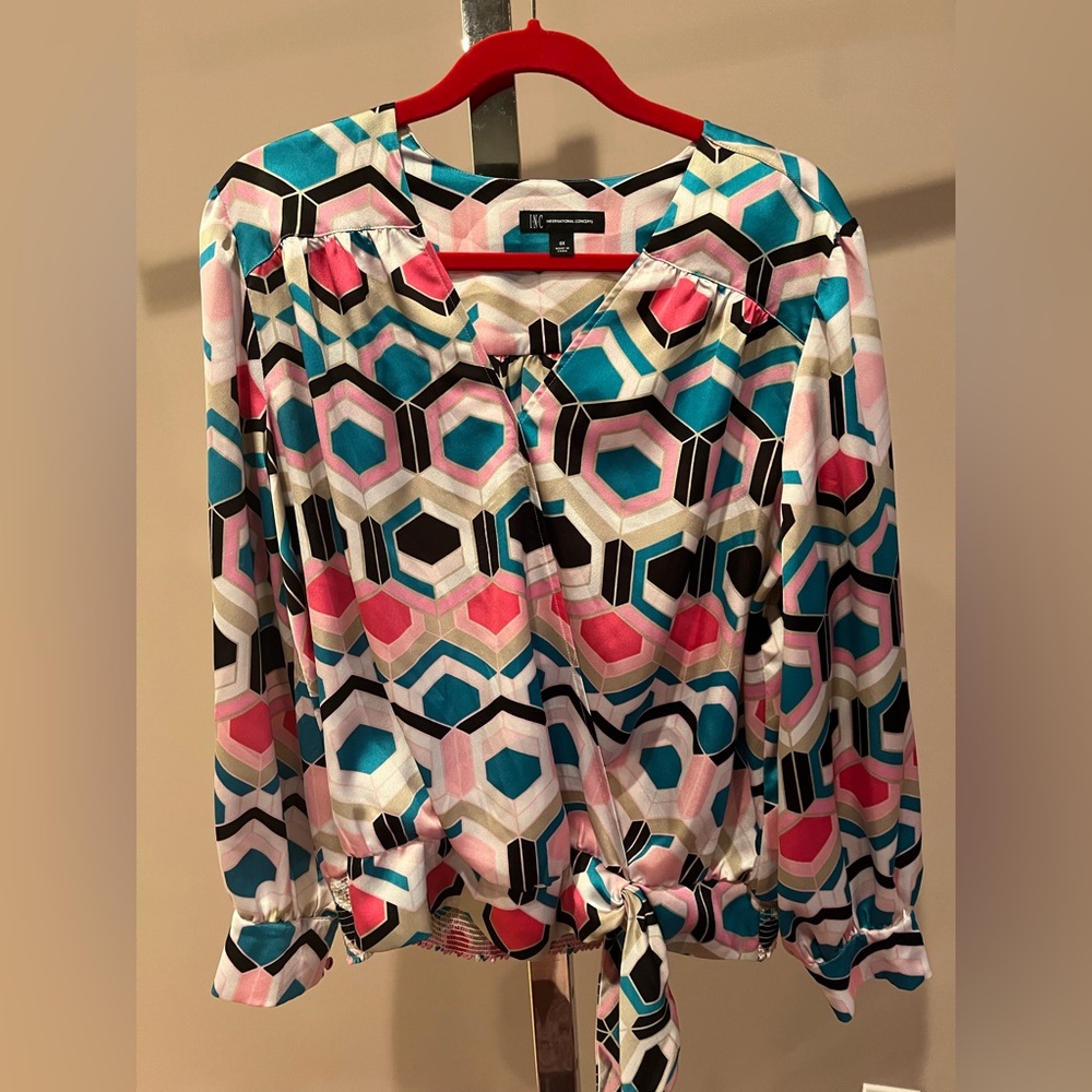 INC International Concepts Multicolor Blouse